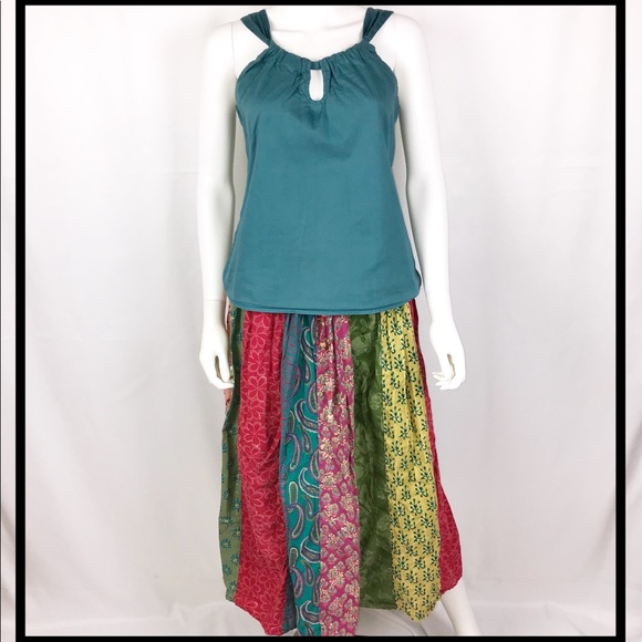 Old Navy Brand, Earthy, Blue, Sleeveless Blouse - Picture 4 of 4